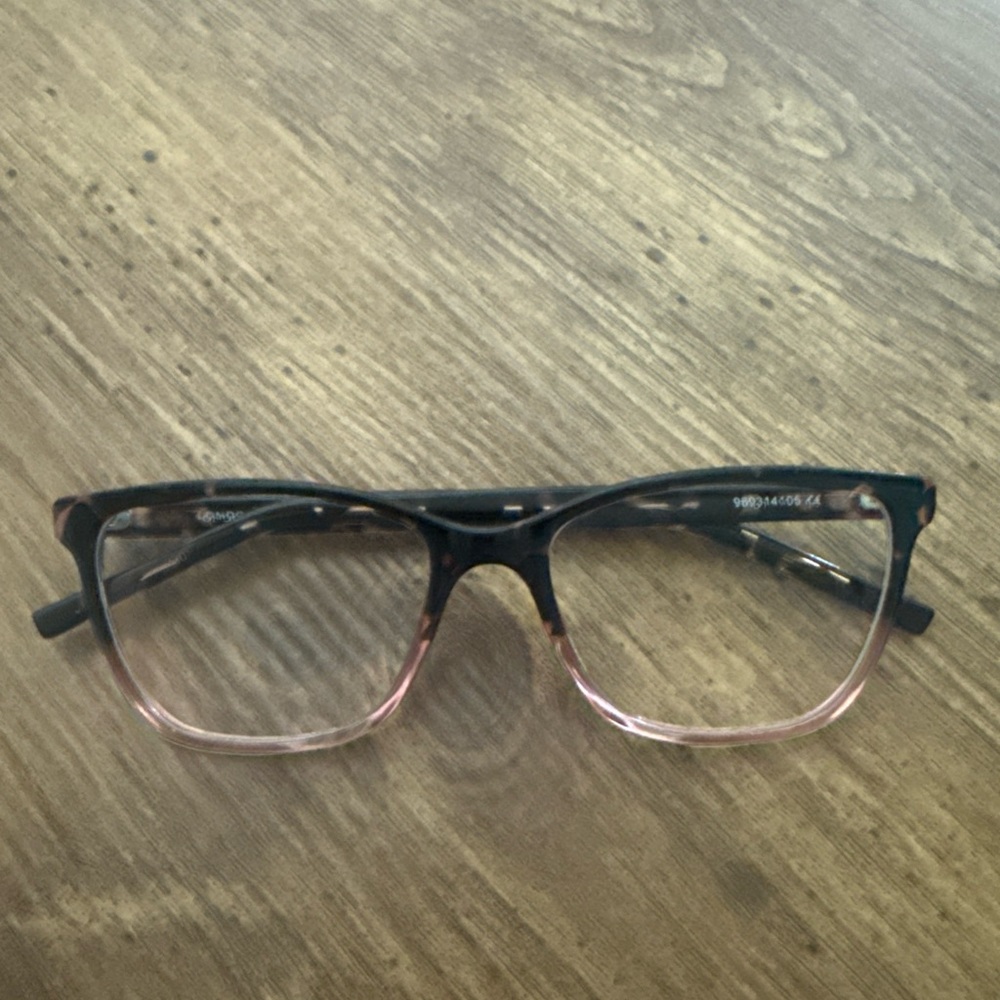 London Fog Glasses (Frames Only) - LF008 C1 Pink Demi Tortoise (55-17-145)